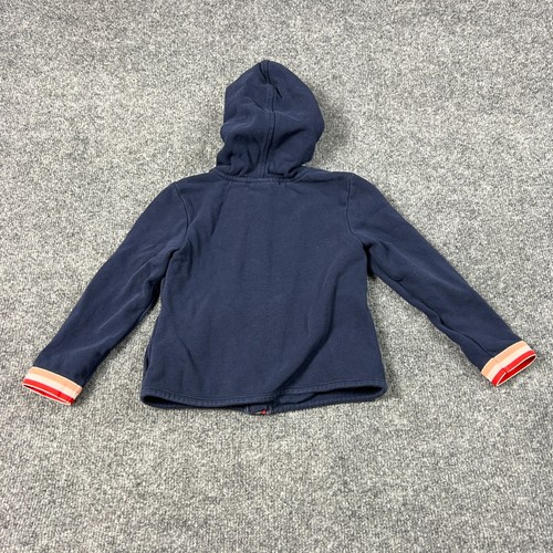 Lacoste Hoodie Kids Size 5 Navy Blue Sweatshirt Full Zip Hooded - Picture 8 of 8