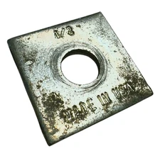 Square Channel Washer 1-5/8" x 1-5/8" for 1/2" Bolt **Free Shipping**