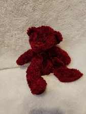 Retired Russ Berrie Rosetta Plush Animal Stuffed 10" Teddy Bear