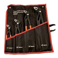 SET 4 PINZE POLIGRIP AUTOBLOCCANTI GIRATUBI PAPPAGALLO REGOLABILI 7" 10" 12" 16"