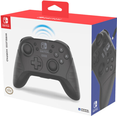 HORI Wireless HORIPAD Pro Controller: Black for Nintendo