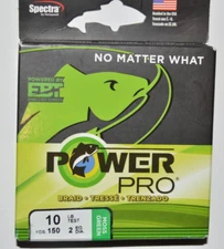 power pro fishing line braid 10lb 150yd spool moss green spectra fiber