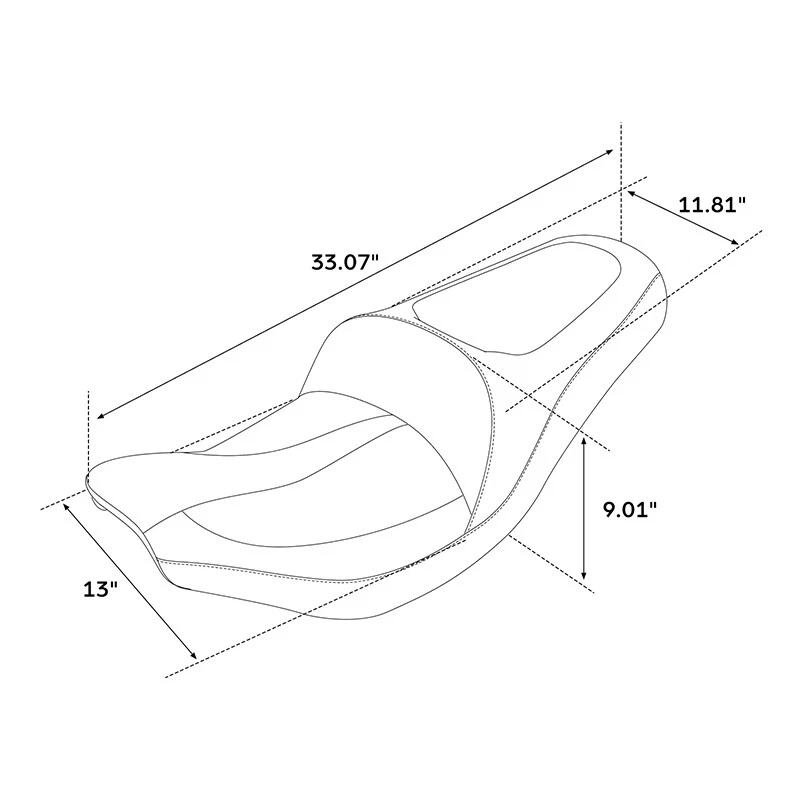 Asiento de conductor de pasajero negro apto para Indian Chieftain 2014-Up Roadmaster 15-24 23 Foto 3 de 4