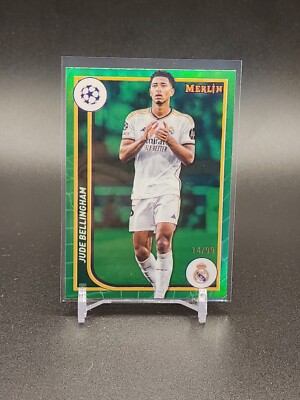 Jude Bellingham 2023-24 Topps Merlin #105 Green Refractor #'d /99