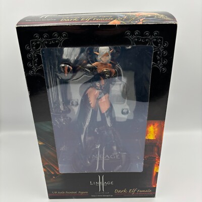 Lineage II ダークエルフ女性　グッドスマイルカンパニー 中古】(本体A-/箱B)リネージュII ダークエルフ フィーメール 1/8