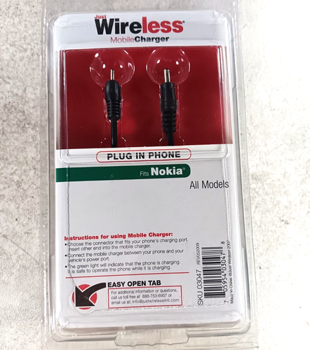 Just Wireless Motorola Nextel A/C Portable Car Charger #03044 NEW - Picture 2 of 3