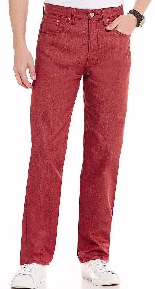 Levi's Levis 501 Shrink To Fit Straight Jeans Dry Crisp Neppy - Main Image