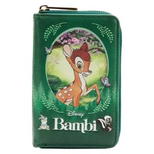 Loungefly DISNEY Bambi Classic Book Zip Around Wallet Thumper, Flower #WDWA2175