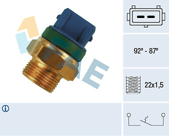 F FAE 37680 Temperature Switch, radiator fan for CITROËN,PEUGEOT | eBay