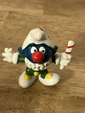 1977 Schleich Jokey Smurf Clown Figurine PEYO Vintage