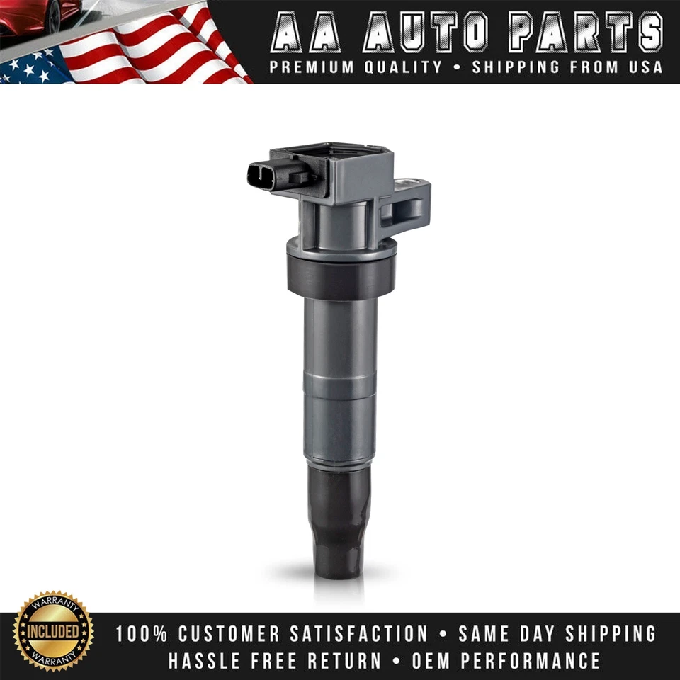 6 Ignition Coil & 6 NGK Iridium Spark Plug for Hyundai Genesis 2012-2016 3.8L - Image 2 of 4