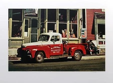 Ralph Goings, Bulldozing International, Screenprint, signed and numbered in penc