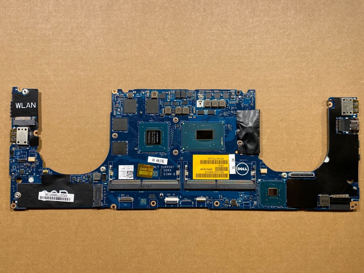 NEW Dell XPS 15 7590 Motherboard Intel i5-9300H nVidia GTX1650