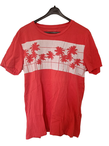TOM TAILOR Denim Herren T-Shirt Mit Backprint – Aus Baumwolle, Basic Fit, Größe XS-XXL
