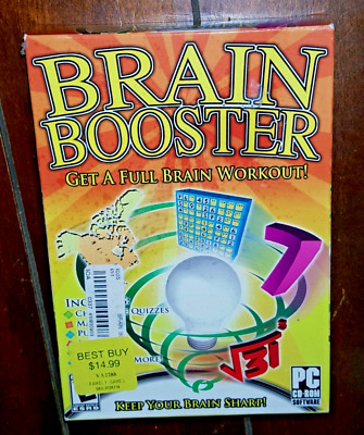 Brain Booster (PC CD-ROM, 2007, Educational Initiatives) Free Shipping!