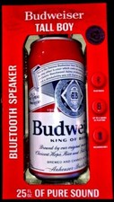Budweiser Beer Tall Boy Bluetooth Rechargeable Speaker NIB BRAND NEW electronics
