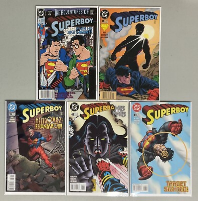 DC Comic Keys Superboy (1991) #16 (1995) #18 39 42 43  NM-(7.5-9.4) 