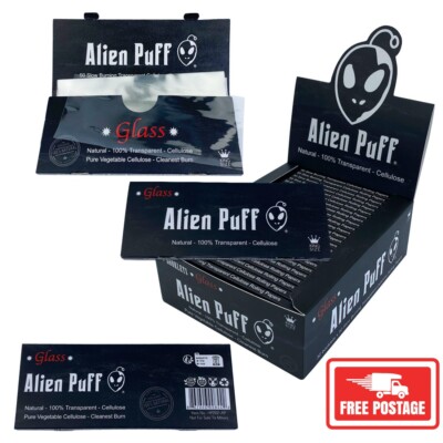 Alien Puff King Size transparente Blättchen (VERSANDKOSTENFREI)