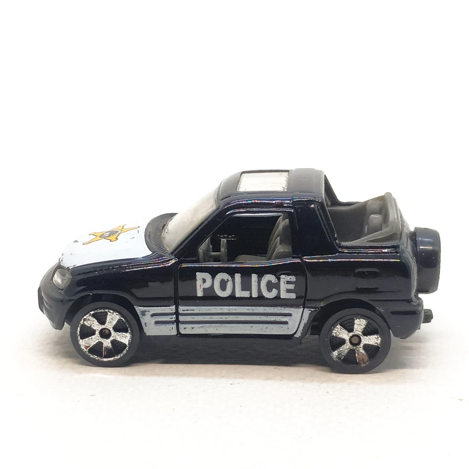 Majorette Toyota Rav 4 Police Blanco/Negro - Rueda 5FS 1:50 (3") Usado 001 Foto 4 de 4