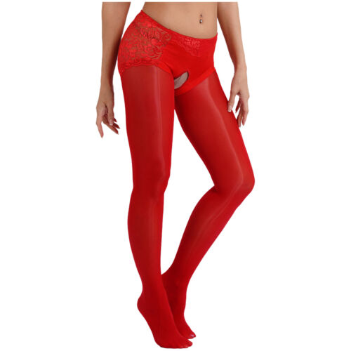 Mujeres Pantimedias Cómodas Medias Suave Bodystocking Recorte Ropa Interior Elástica - Imagen 20 de 95