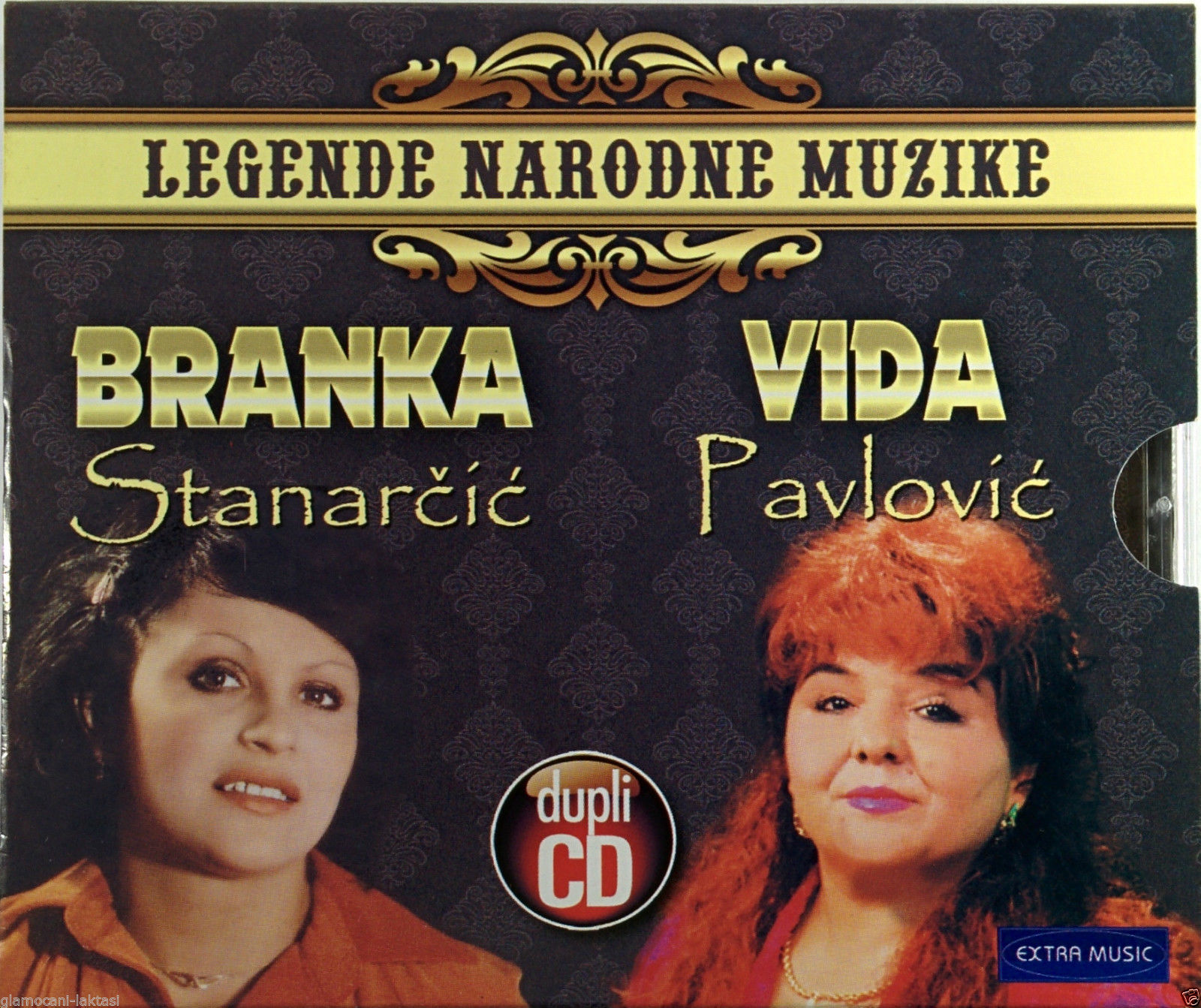 2CD LEGENDE NARODNE MUZIKE BRANKA STANARCIC VIDA PAVLOVIC narodna muzika bosna 