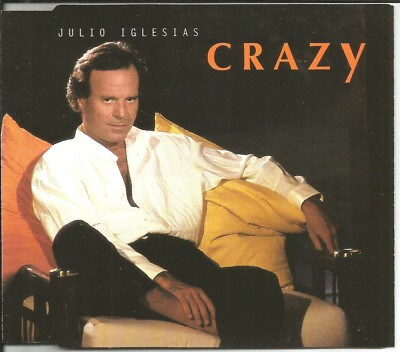 JULIO IGLESIAS w/ TITO PUENTE Crazy w/ Guajira Oye Como Va MIX CD single SEALED