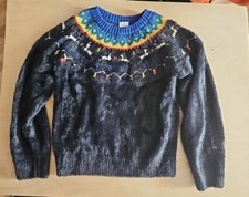 NWT HANNA ANDERSSON VERY MERRY FESTIVE FAIRISLE PULLOVER SWEATER 120 6 7 68