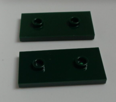 LEGO Part 65509 6383324 Tile 2x4 With 2 Studs Earth Green x2 | eBay