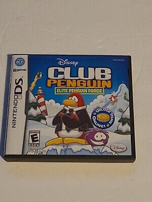 Manual Only) Club Penguin: Elite Penguin Force Nintendo DS Authentic