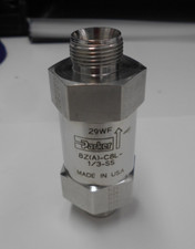 Parker Check Valve- C Series 8Z A -C8L 1/3-SS Connection Size: 1/2" 316 SS Qty 1