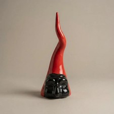 Großes Horn mit Maske Küken - Handarbeit au...