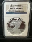 2011-W EAGLE 25TH ANNIVERSARY NGC PF69 ULTRA CAMEO 1 OZ AMERICAN SILVER EAGLE