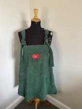 Cider Green Dungaree Dress Size S / UK 8-10 Retro Kitsch - BNWT