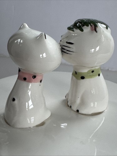 1958 Vintage HOLT HOWARD Cozy Kitten Cat Cottage Käse 2 Stck. Behälter Glas Schale - Bild 19 von 23
