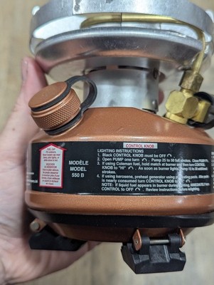 Coleman Exponent Multi-Fuel Stove550Ｂ New Coleman Exponent Multi Fuel Stove #550B749 #550B725 New