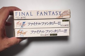 Famicom Final Fantasy 1 2 3 boxed Excellent Japan FC games US Seller