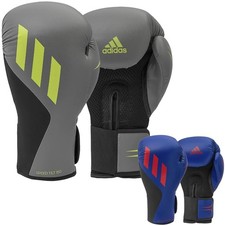 adidas Boxhandschuhe Speed Tilt 150 Schwarz Blau Grau Rot, 8-12 oz, Kunstleder