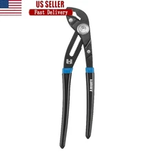 8 Inch Locking Groove Joint Pliers Non Slip Comfort Grip 17 Positions Adjustable