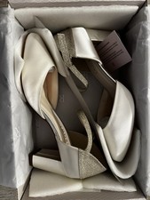 Neue Brautschuhe Hochzeitsschuhe Damen Pumps Rainbow Elsa Ivory Gr. 39 1/2 Neu