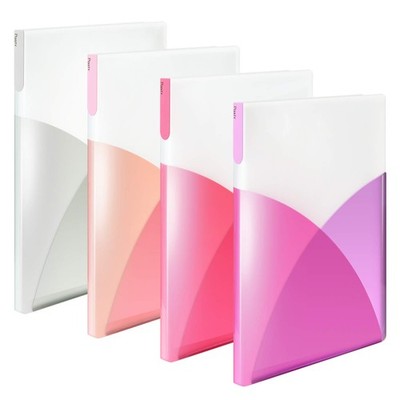Plus Clear File A4 40 Pockets Pasty Fruit Gelato 4 Color Set