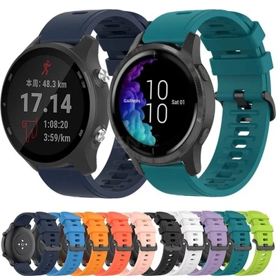 BNBUKLTD® Watch Strap Band For Garmin Venu 1 2 3 4 SQ Plus Vivoactive 3 4 5 6 Silicone