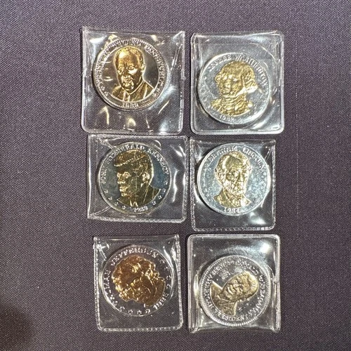 Great American Presidents "Double Eagle" Commemorative Coin Collection Lot of 6