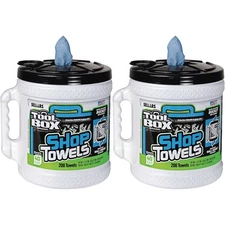TOOLBOX Z400 Big Grip Dispenser Cleaning Shop Towels - 2 Rolls - 400 Towels