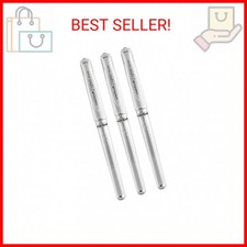 Uni-ball UM 153 Signo Broad Point Gel Pen - White - Pack of 3