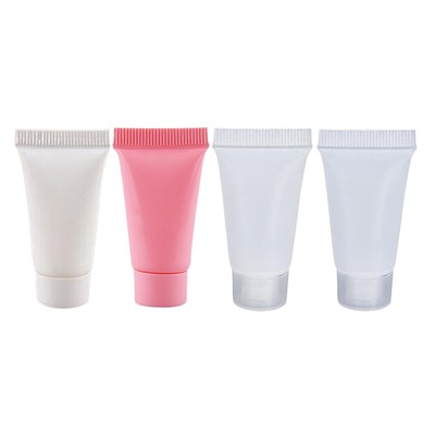 100 * Leere Flasche 5 ml Kunststoff für Shampoo Quetschflasche