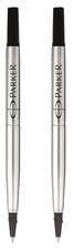 Parker Rollerball Pen Quink Ink Refills - 0.5mm Fine Point - Black