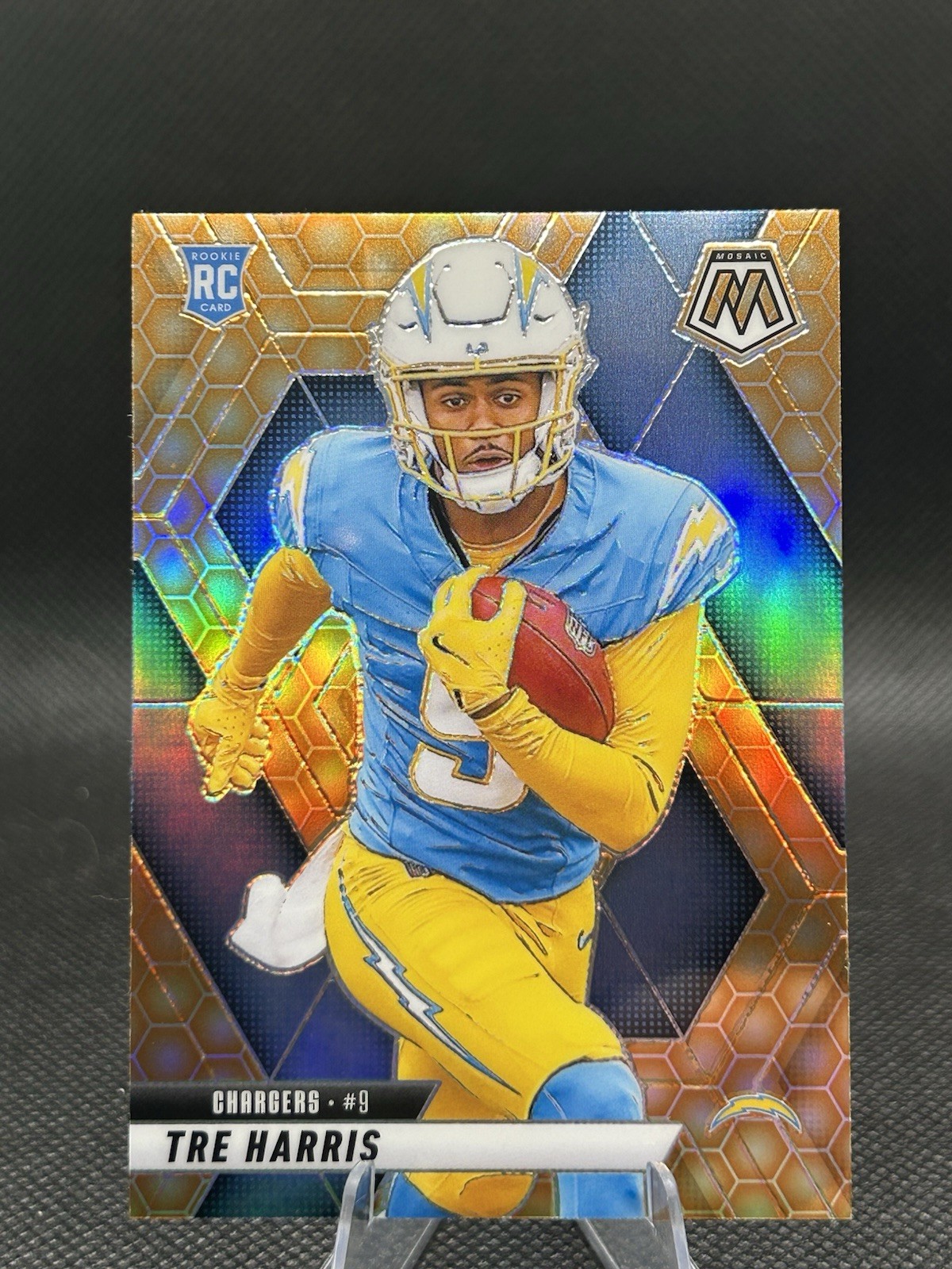 2025 Panini Mosaic Football Tre Harris #326 Honeycomb SP Chargers 2316