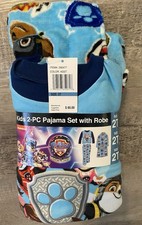 Nickelodeon Paw Patrol 3-PC Robe  Pajama Set Size 2T Toddler
