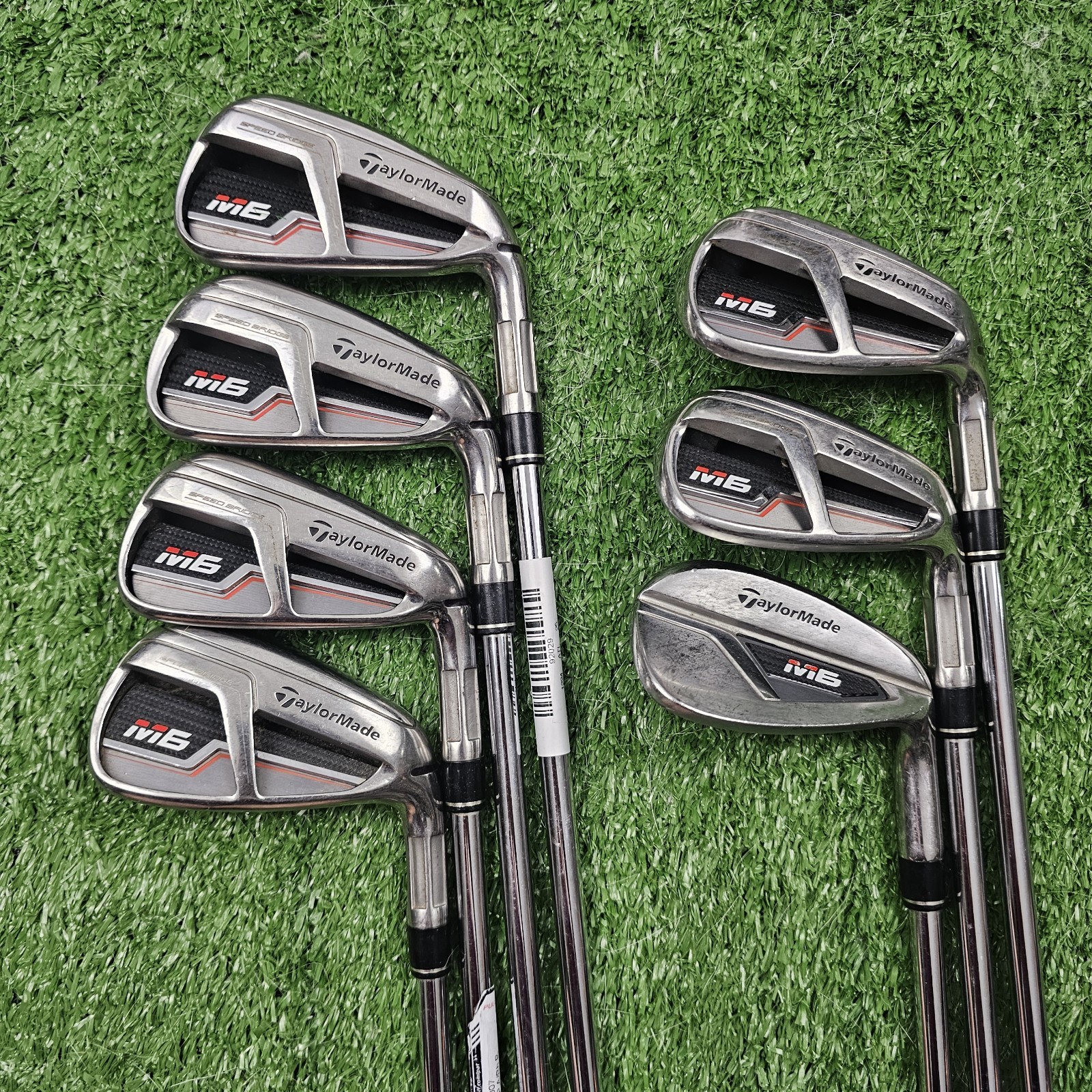 TaylorMade M6 5-PW AW Iron Set KBS MAX 85g Regular Flex Steel Shafts RH