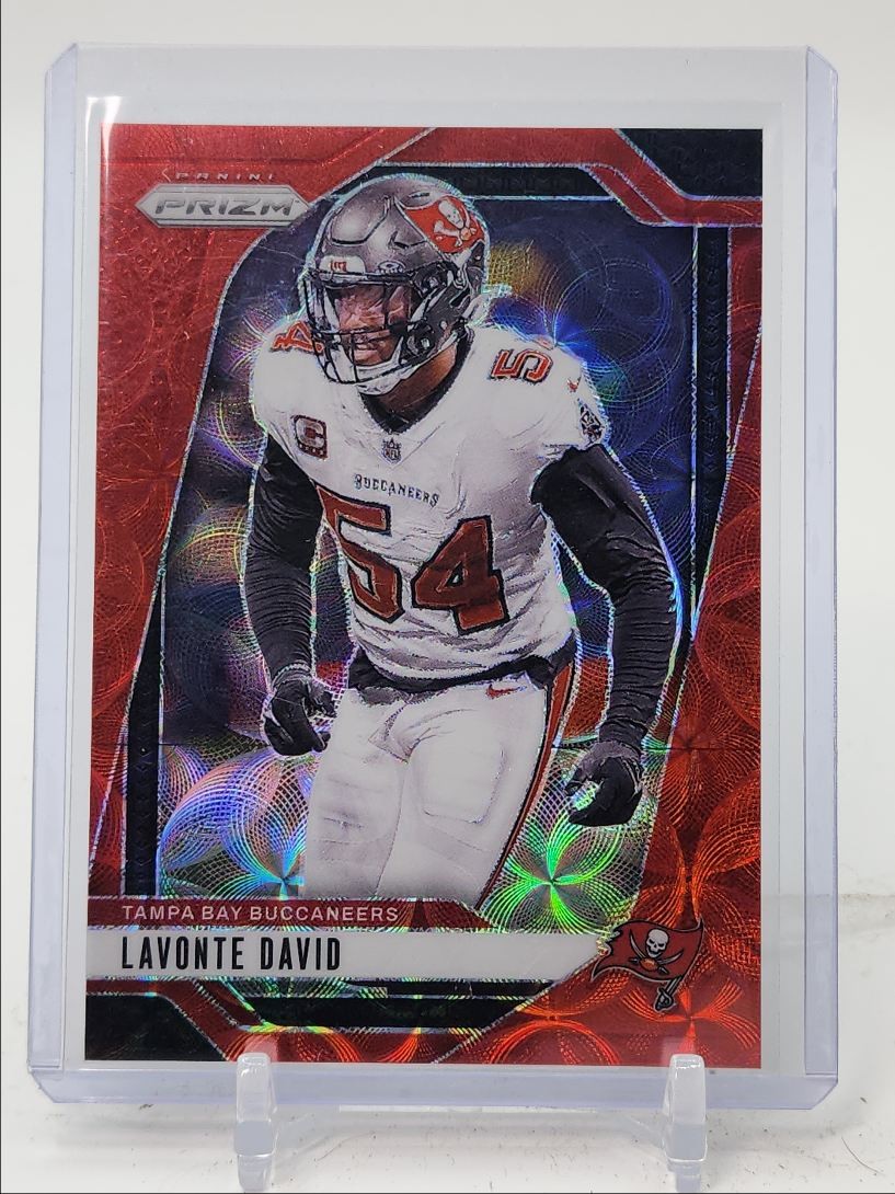LAVONTE DAVID 2024 PANINI PRIZM RED CHOICE SCOPE BUCCANEERS /20 Q3658